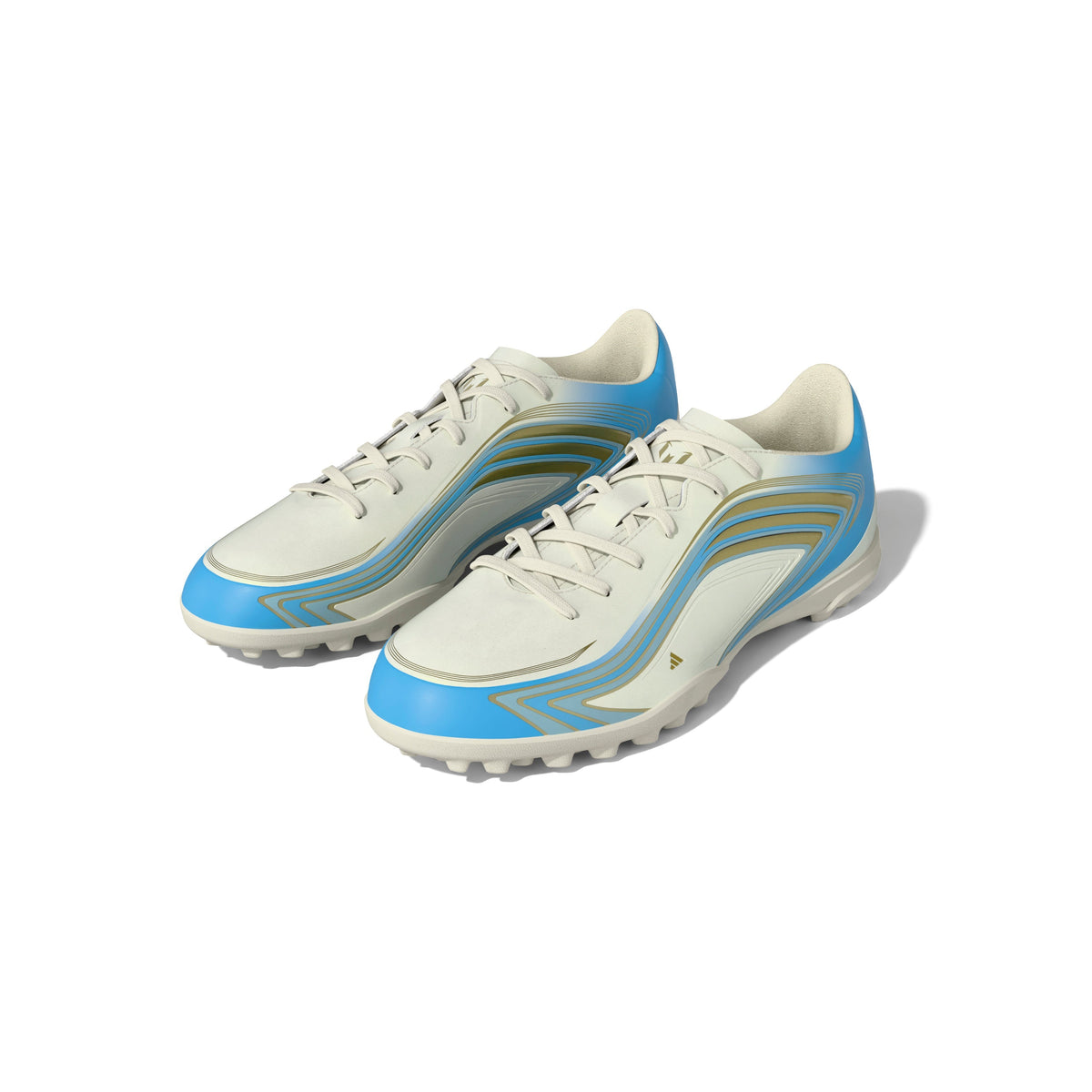 adidas F50 Messi Club Turf Men's Soccer Cleats - Ivory/Blue