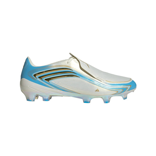 adidas F50 Messi Elite FG Firm Ground Men's Soccer Cleats - Ivory/Blue