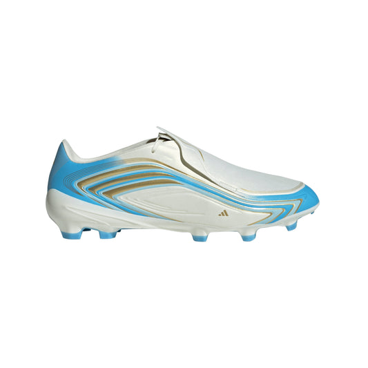 adidas F50 Messi League FG Firm Ground Men's Soccer Cleats - Ivory/Blue