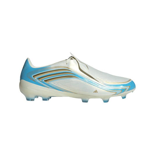 adidas F50 Messi Pro FG Firm Ground Men's Soccer Cleats - Ivory/Blue