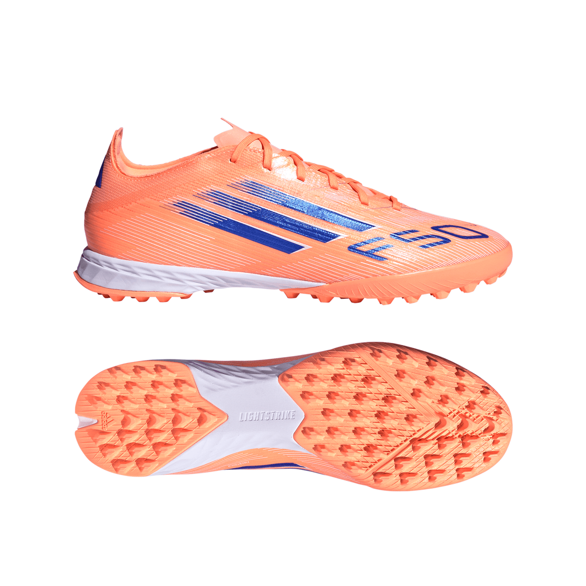 adidas F50 Pro TF Men's Soccer Cleats - Orange/Blue/White