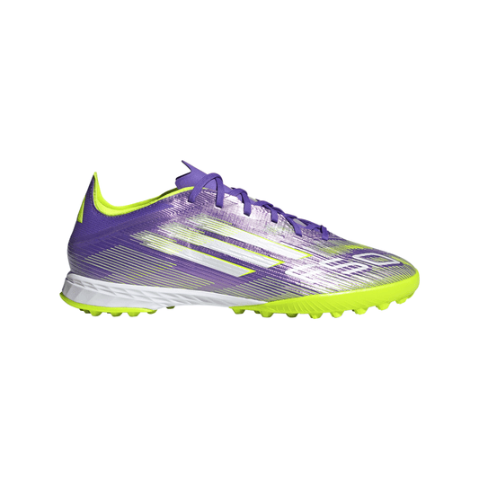adidas F50 Pro Turf Soccer Cleats- Purple/White/Lemon