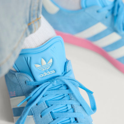 adidas Gazelle Inter Miami CF Shoes - Light Blue/White