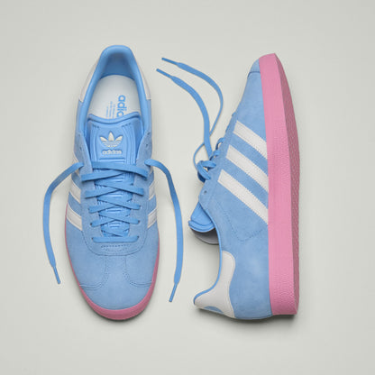 adidas Gazelle Inter Miami CF Shoes - Light Blue/White