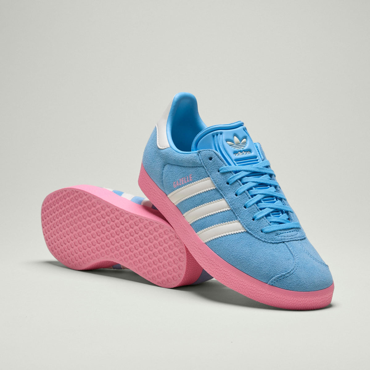 adidas Gazelle Inter Miami CF Shoes - Light Blue/White