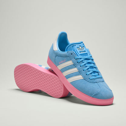 adidas Gazelle Inter Miami CF Shoes - Light Blue/White