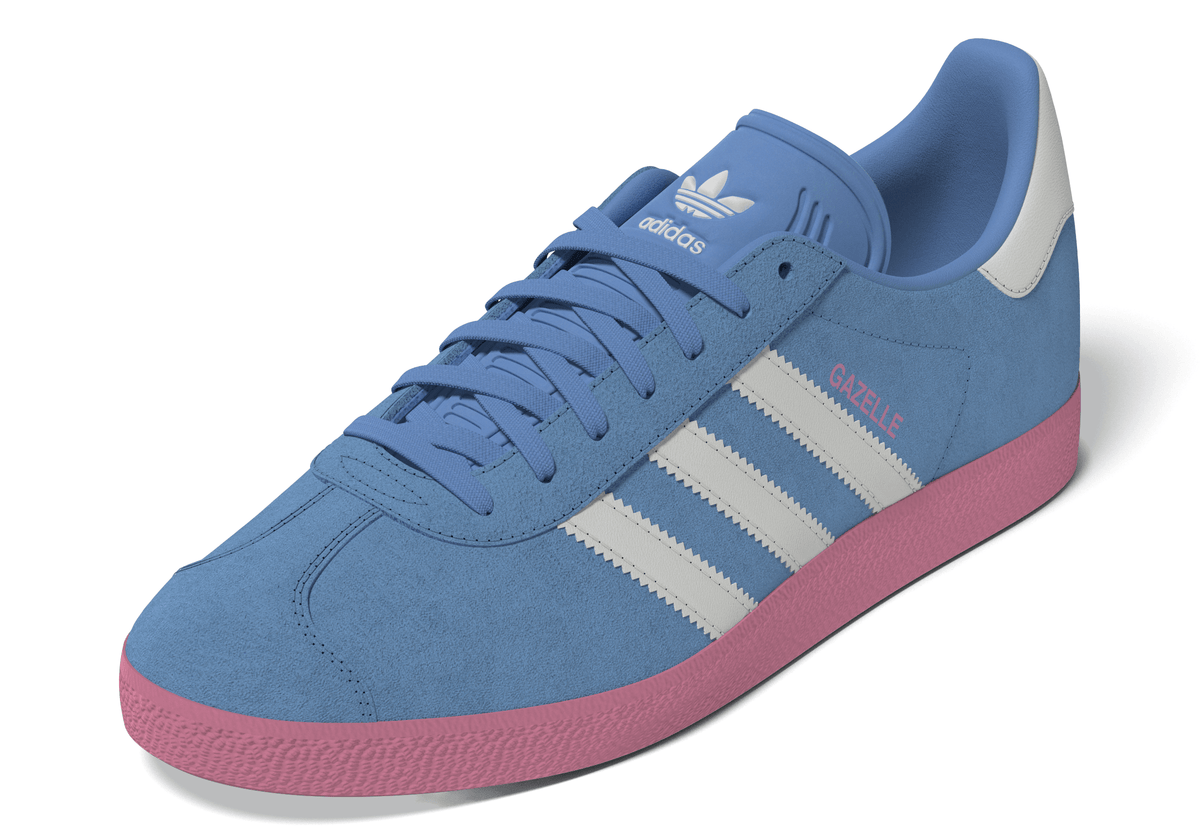 adidas Gazelle Inter Miami CF Shoes - Light Blue/White