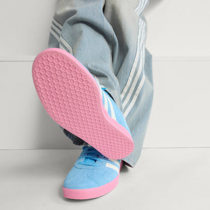 adidas Gazelle Inter Miami CF Shoes - Light Blue/White