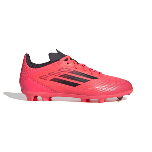 adidas Kids F50 League FG/MG Multi-Ground Soccer Cleats - Turbo/Black