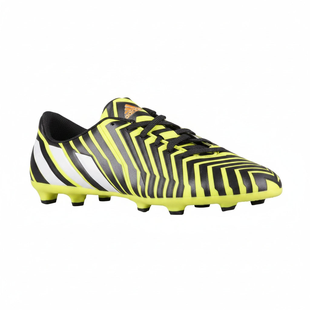 adidas Kids Predator Absolado Instinct FG Firm Ground Cleats - Light Flash Yellow/White/Grey
