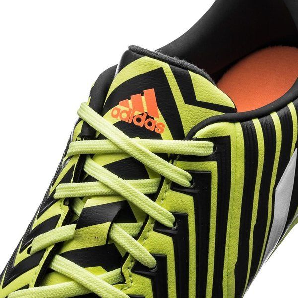 adidas Kids Predator Absolado Instinct FG Firm Ground Cleats - Light Flash Yellow/White/Grey