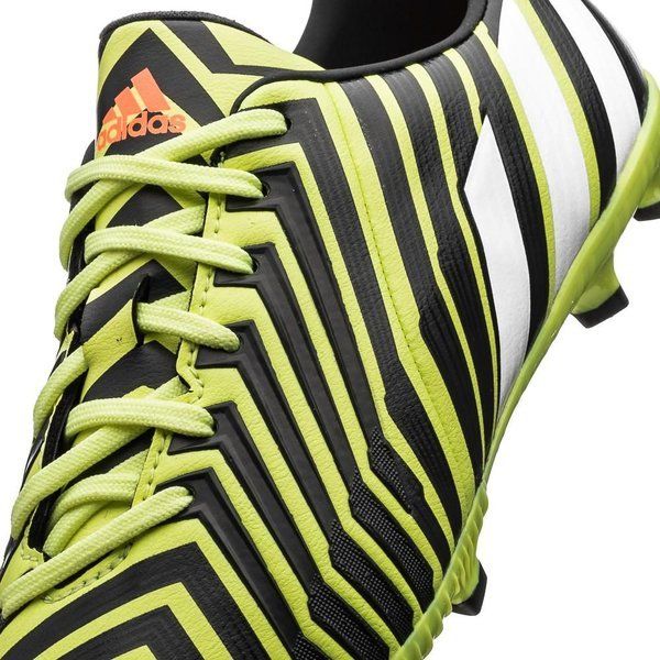 adidas Kids Predator Absolado Instinct FG Firm Ground Cleats - Light Flash Yellow/White/Grey