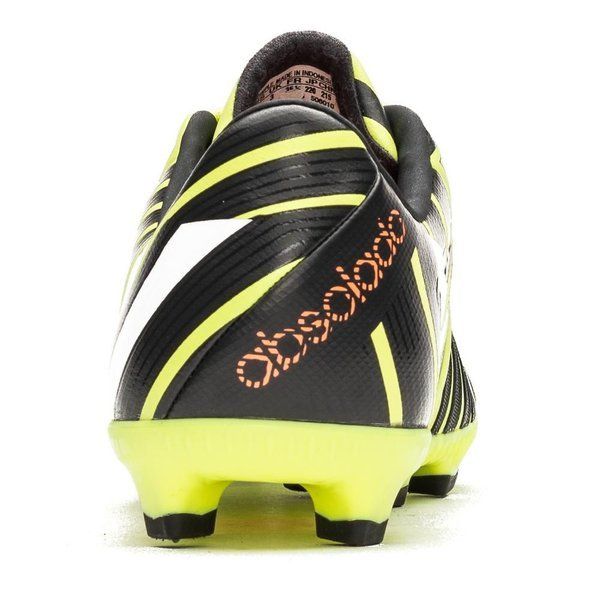 adidas Kids Predator Absolado Instinct FG Firm Ground Cleats - Light Flash Yellow/White/Grey