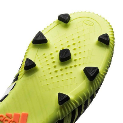 adidas Kids Predator Absolado Instinct FG Firm Ground Cleats - Light Flash Yellow/White/Grey