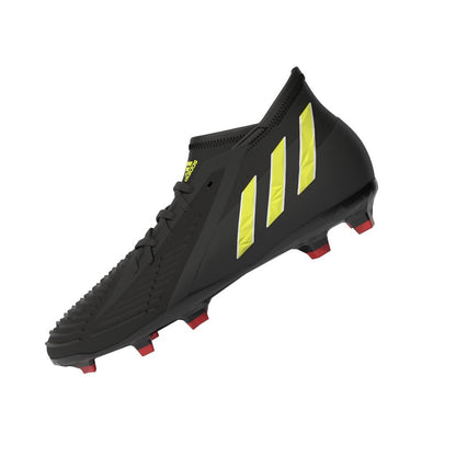 adidas Kids Predator Edge 1 FG J Soccer Cleats Black/Yellow