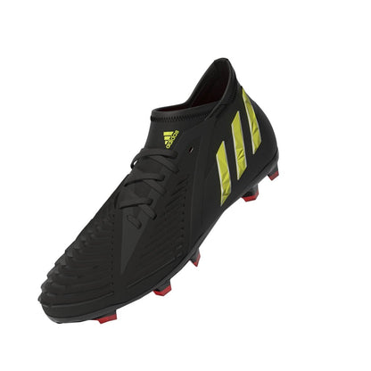 adidas Kids Predator Edge 1 FG J Soccer Cleats Black/Yellow