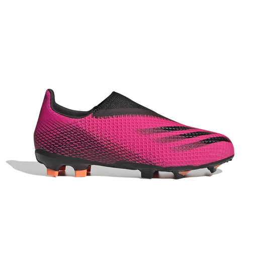 adidas Kids X Ghosted .3 Laceless FG Firm Ground Cleats