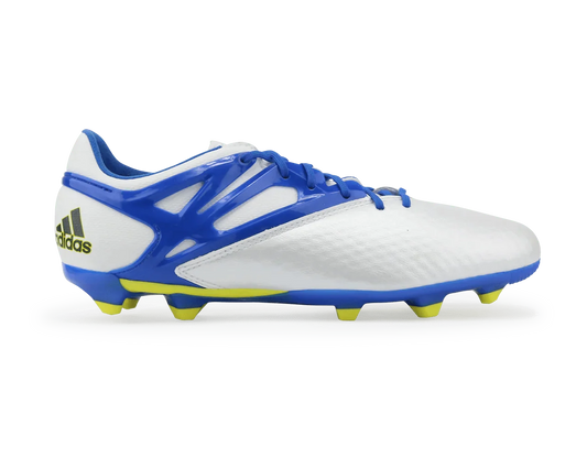 adidas Messi 15.1 FG/AG Multi-Ground Soccer Cleats - White/Blue/Black