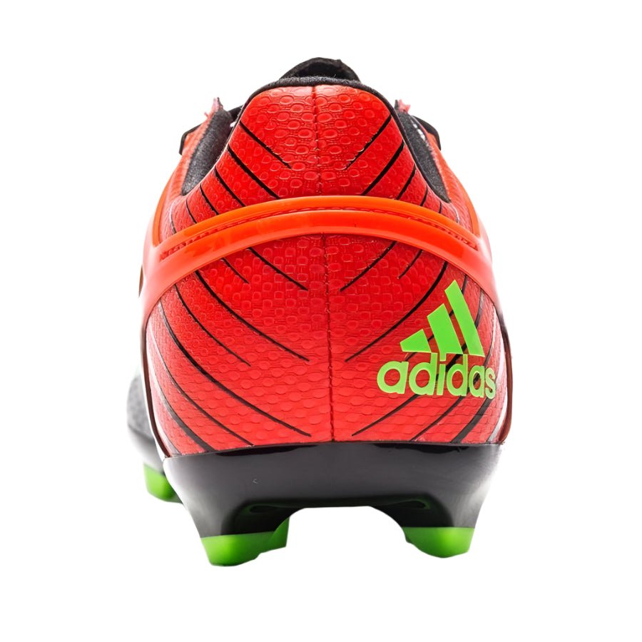 adidas Messi 15.1 FG/AG Multi-Ground Youth Soccer Cleats - Black/Solar Green/Solar Red