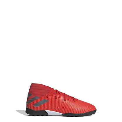 adidas Nemeziz 19.3 TF Turf Youth Soccer Cleats - Active Red/Silver Metallic/Solar Red
