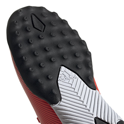 adidas Nemeziz 19.3 TF Turf Youth Soccer Cleats - Active Red/Silver Metallic/Solar Red