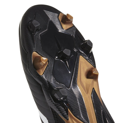 adidas Predator 18.3 FG Firm Ground Youth Soccer Cleats - Black/White/Solar Red