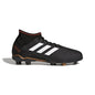 adidas Predator 18.3 FG Firm Ground Youth Soccer Cleats - Black/White/Solar Red