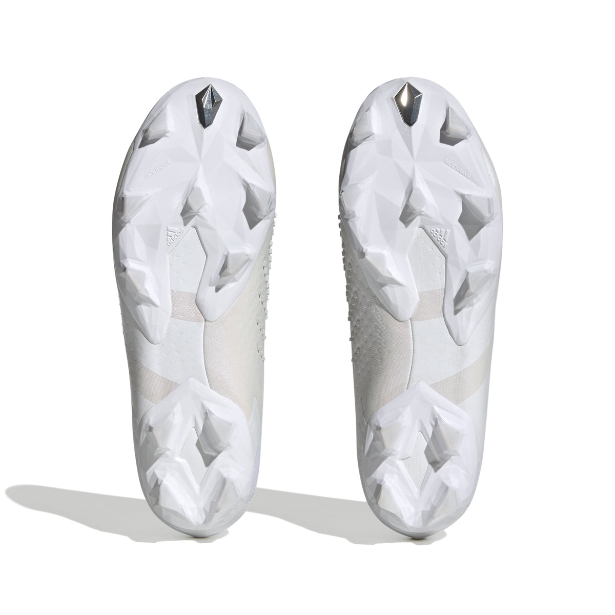 adidas Predator Accuracy+ FG Firm Ground Soccer Cleats - Cloud White/Cloud White