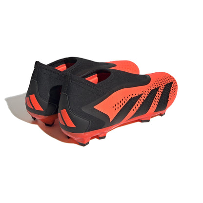 adidas Predator Accuracy.3 Laceless FG Firm Ground Soccer Cleats - Solar Orange/Black/Black