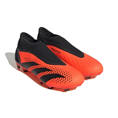 adidas Predator Accuracy.3 Laceless FG Firm Ground Soccer Cleats - Solar Orange/Black/Black
