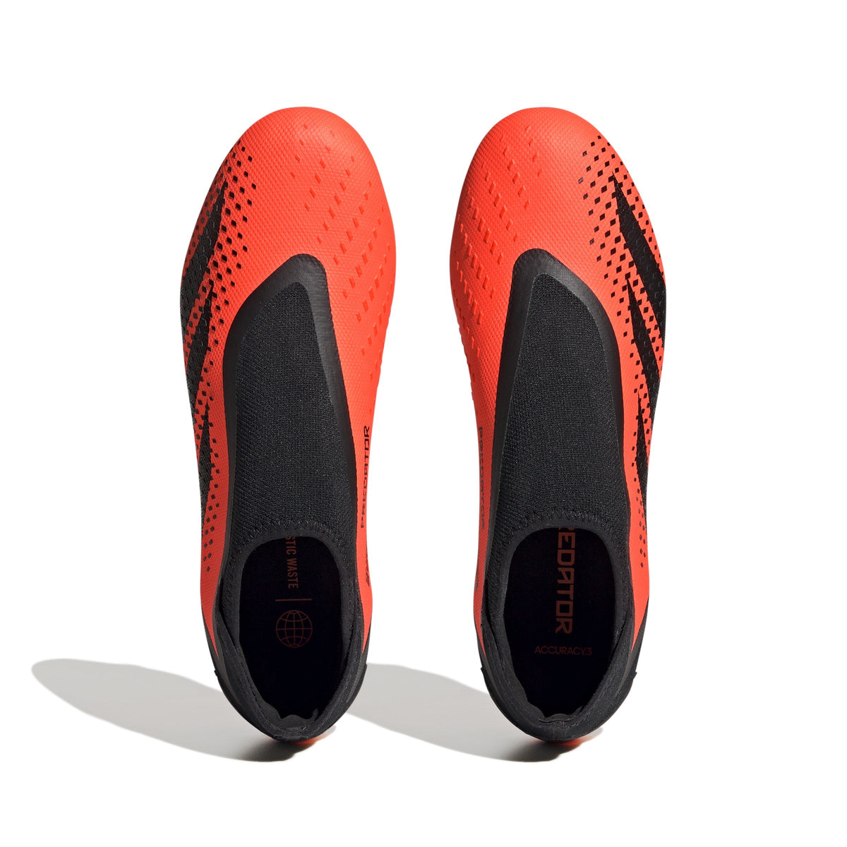 adidas Predator Accuracy.3 Laceless FG Firm Ground Soccer Cleats - Solar Orange/Black/Black