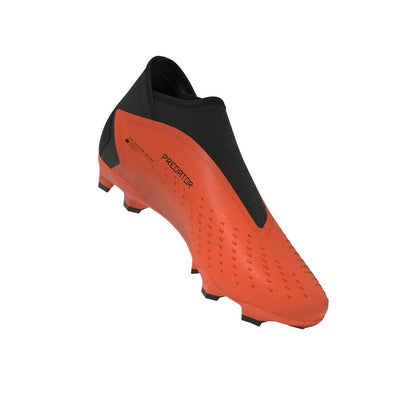 adidas Predator Accuracy.3 Laceless FG Firm Ground Soccer Cleats - Solar Orange/Black/Black