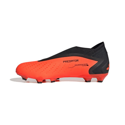 adidas Predator Accuracy.3 Laceless FG Firm Ground Soccer Cleats - Solar Orange/Black/Black