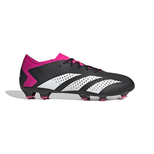 adidas Predator Accuracy.3 Low FG Firm Ground Cleats Black/White/Pink