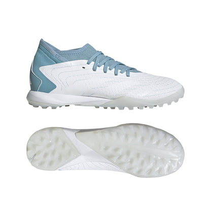 adidas Predator Accuracy.3 TF Turf Shoes White/Grey/Blue