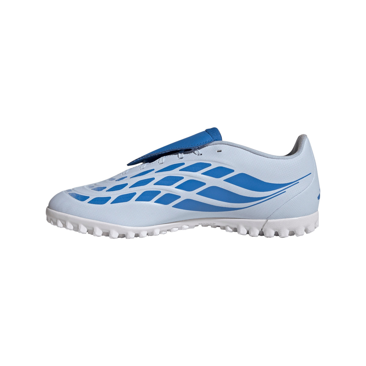 adidas Predator Club Fold-Over Tongue TF Turf Men's Soccer Cleats - Sky/Blue/Yellow