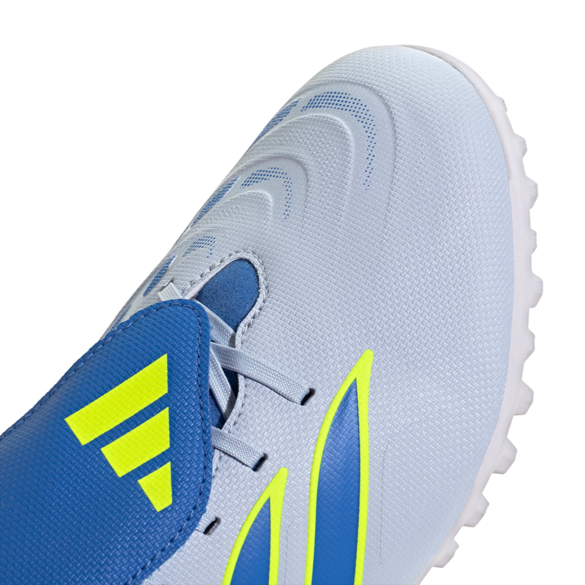 adidas Predator Club Fold-Over Tongue TF Turf Men's Soccer Cleats - Sky/Blue/Yellow