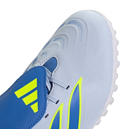 adidas Predator Club Fold-Over Tongue TF Turf Men's Soccer Cleats - Sky/Blue/Yellow