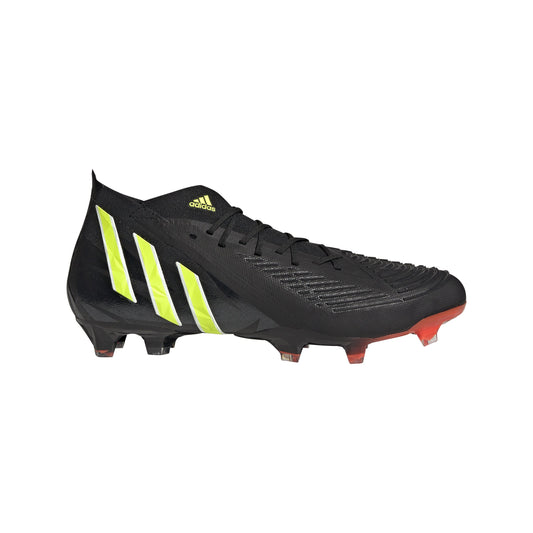 adidas Predator Edge.1 FG Firm Ground Boots Black/Solar Yellow/Solar Red