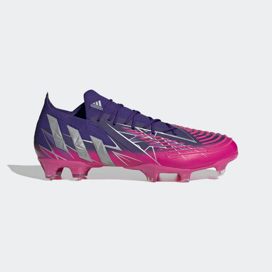 adidas Predator Edge.1 FG Low Firm Ground Boots Team College Purple/Silver Metallic/Team Shock Pink