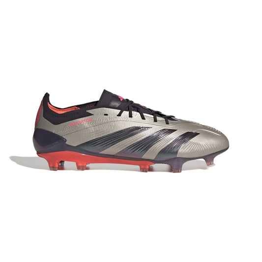 adidas Predator Elite FG Men's Firm Ground Soccer Cleats - Platin Metallic/Black/Carbon