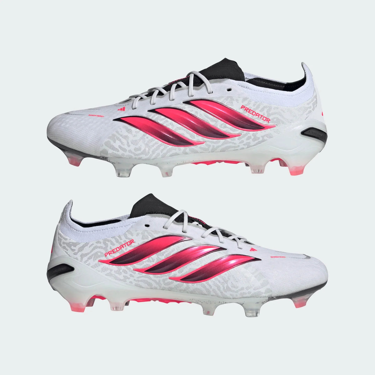 adidas Predator Elite Firm Ground Men's Soccer Cleats - White/Solar Turbo/Black