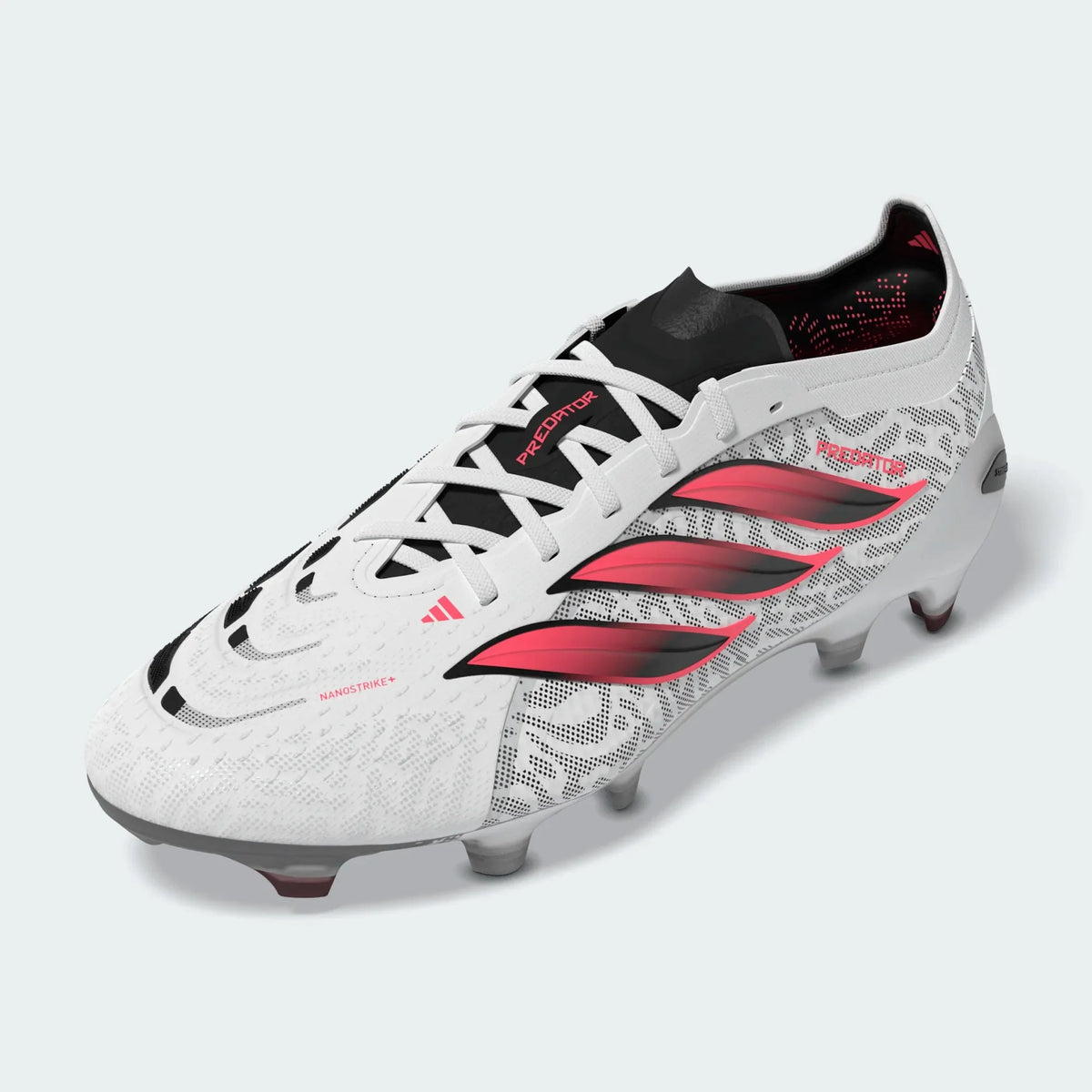 adidas Predator Elite Firm Ground Men's Soccer Cleats - White/Solar Turbo/Black