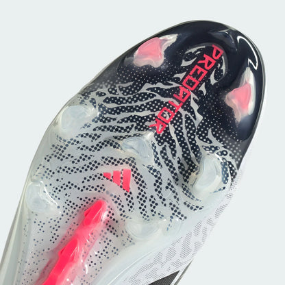 adidas Predator Elite Firm Ground Men's Soccer Cleats - White/Solar Turbo/Black