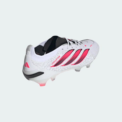 adidas Predator Elite Firm Ground Men's Soccer Cleats - White/Solar Turbo/Black