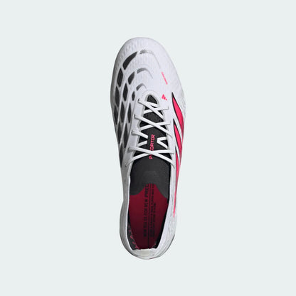 adidas Predator Elite Firm Ground Men's Soccer Cleats - White/Solar Turbo/Black