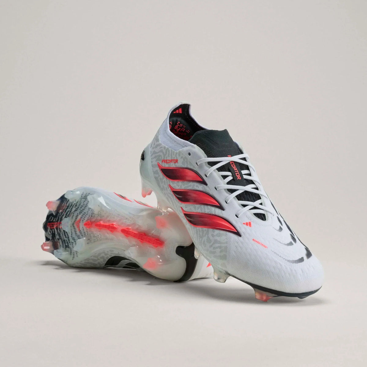 adidas Predator Elite Firm Ground Men's Soccer Cleats - White/Solar Turbo/Black