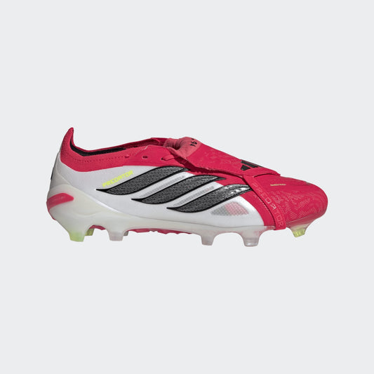adidas Predator Elite Fold-Over Tongue FG Firm Ground Men's Soccer Cleats - Lucid Red/Black/White