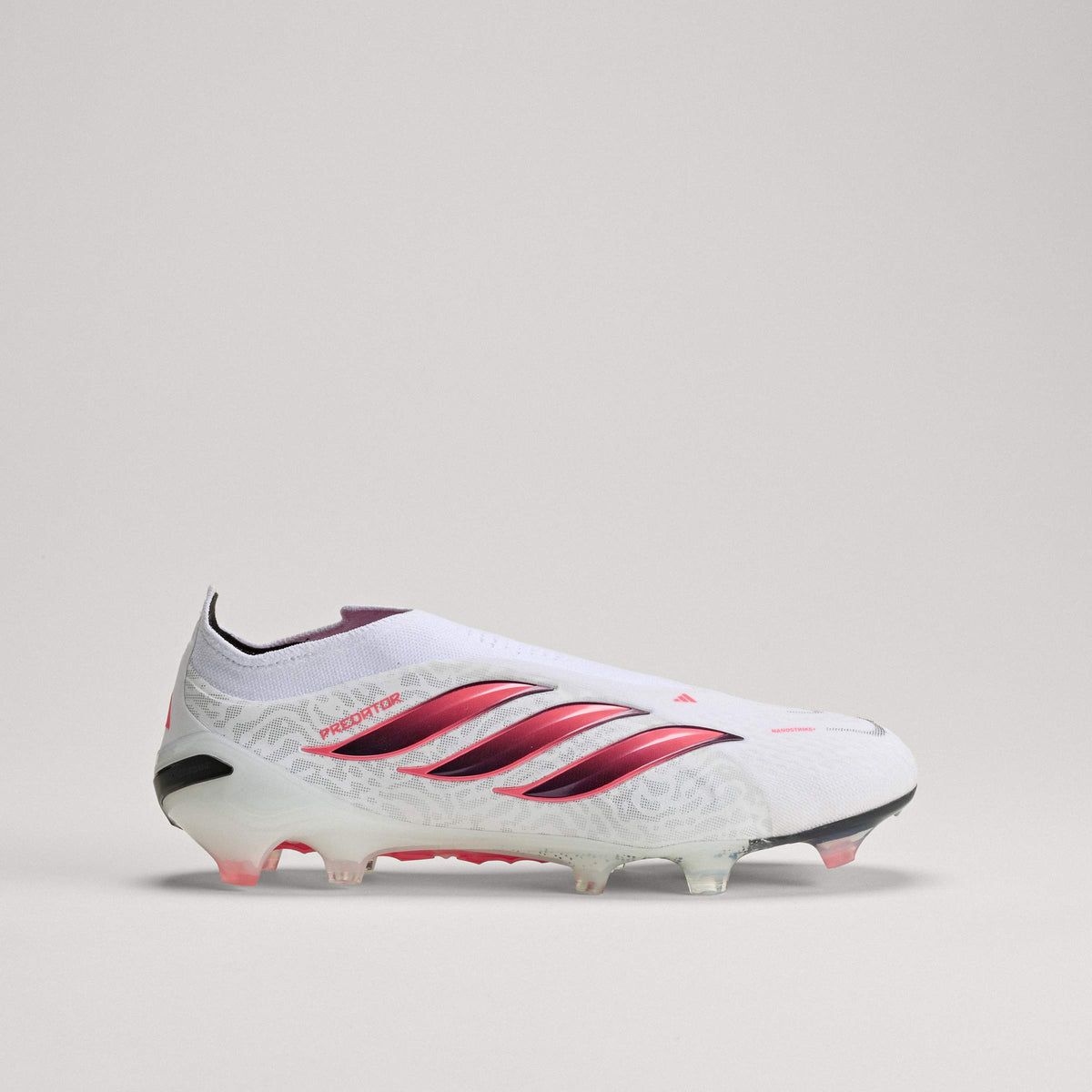 adidas Predator Elite Laceless Firm Ground Men's Soccer Cleats - White/SolarTurbo/Black