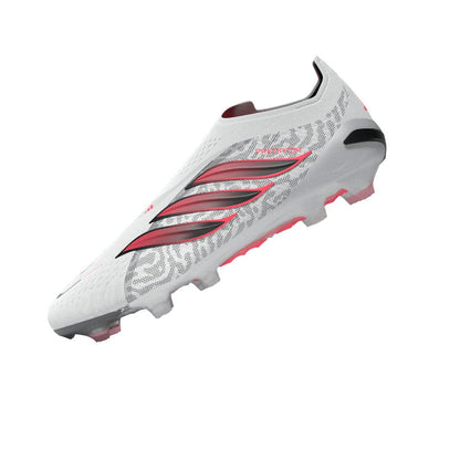 adidas Predator Elite Laceless Firm Ground Men's Soccer Cleats - White/SolarTurbo/Black